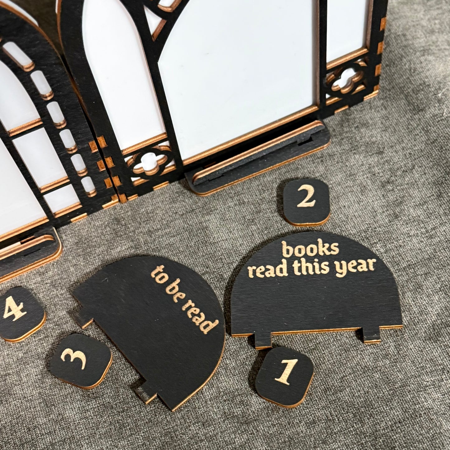 Bookshelf Window Reading Tracker
