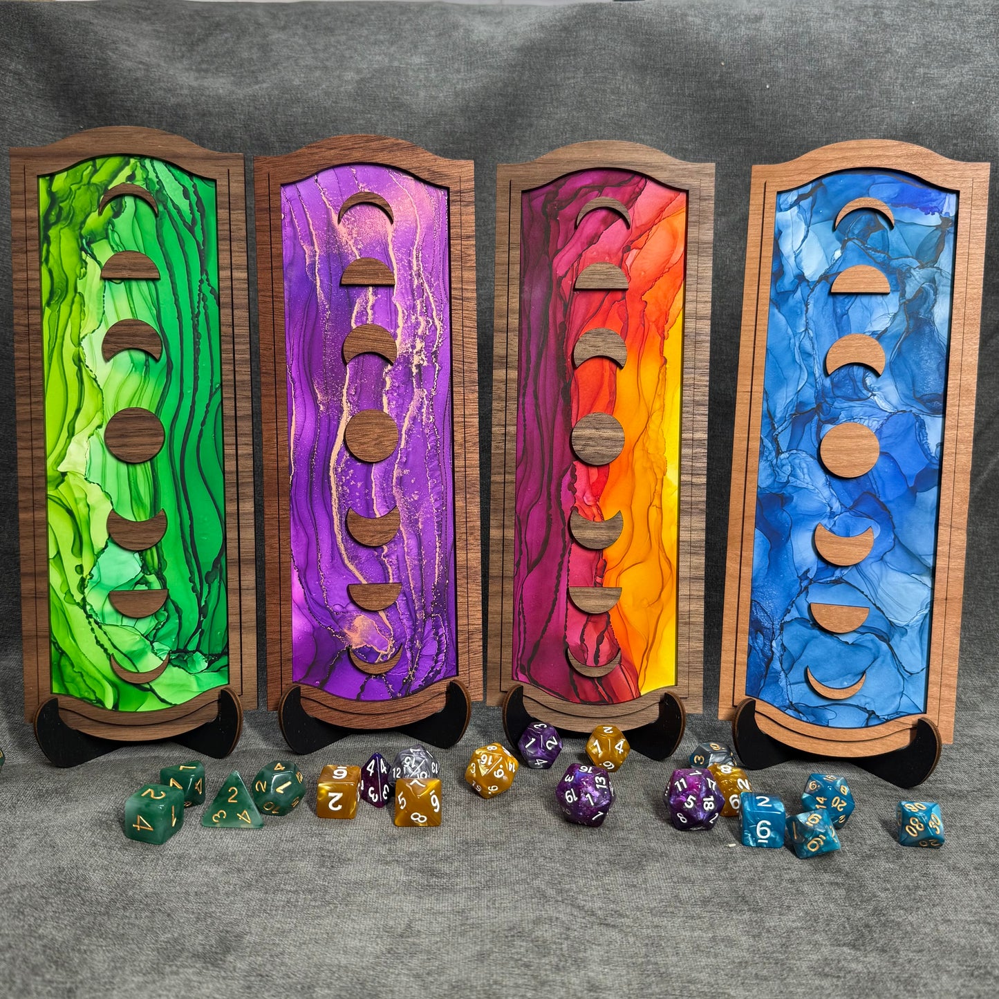 Layered Moon Phases Art Collection