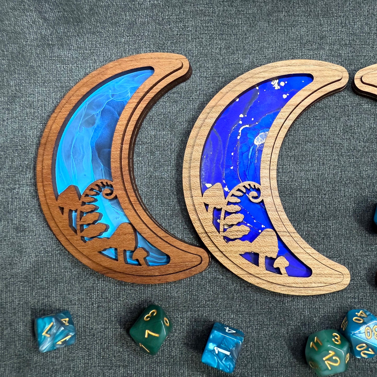 Layered Forest Moons Art Collection