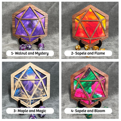 Layered D20 Art Collection