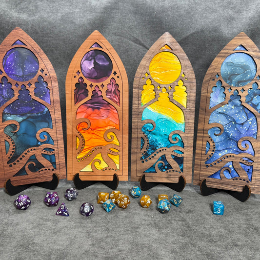 Layered Eldritch Cathedral Art Collection