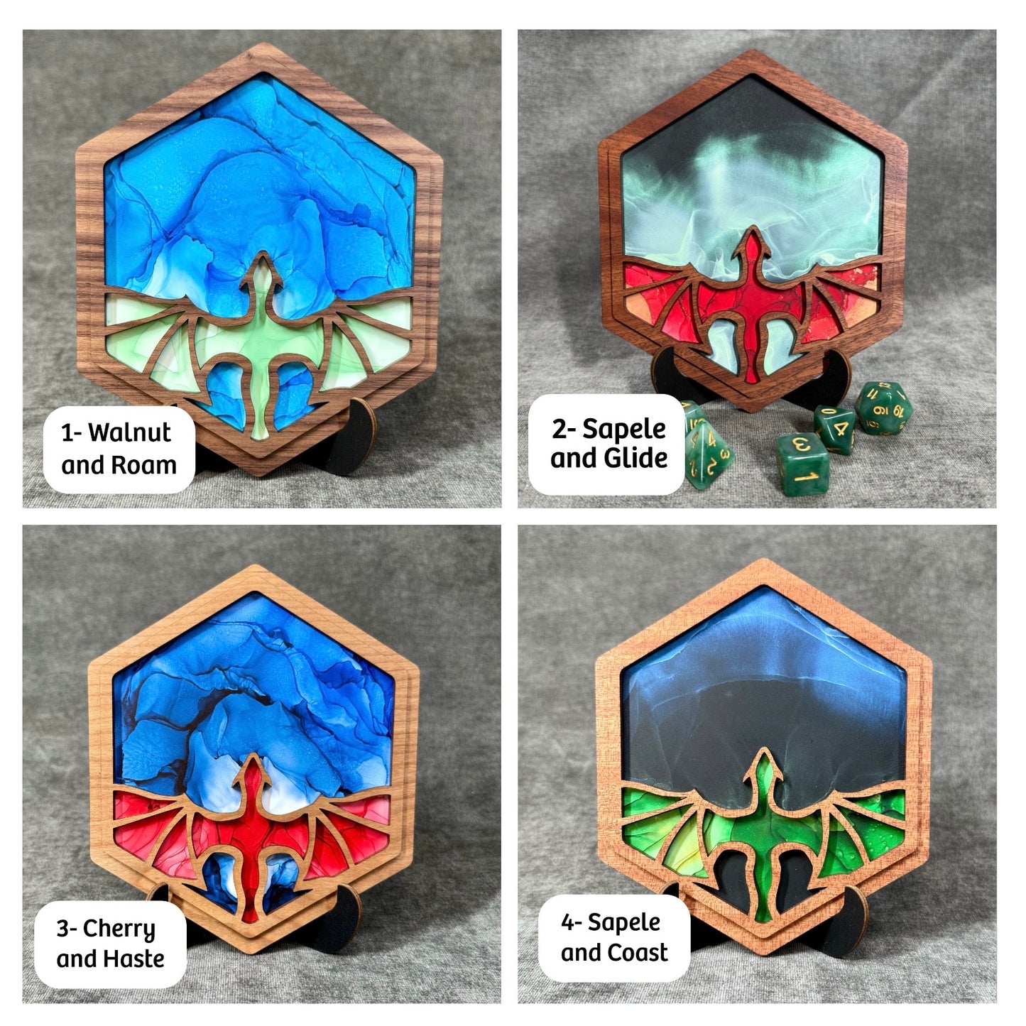 Layered Dragon Art Collection