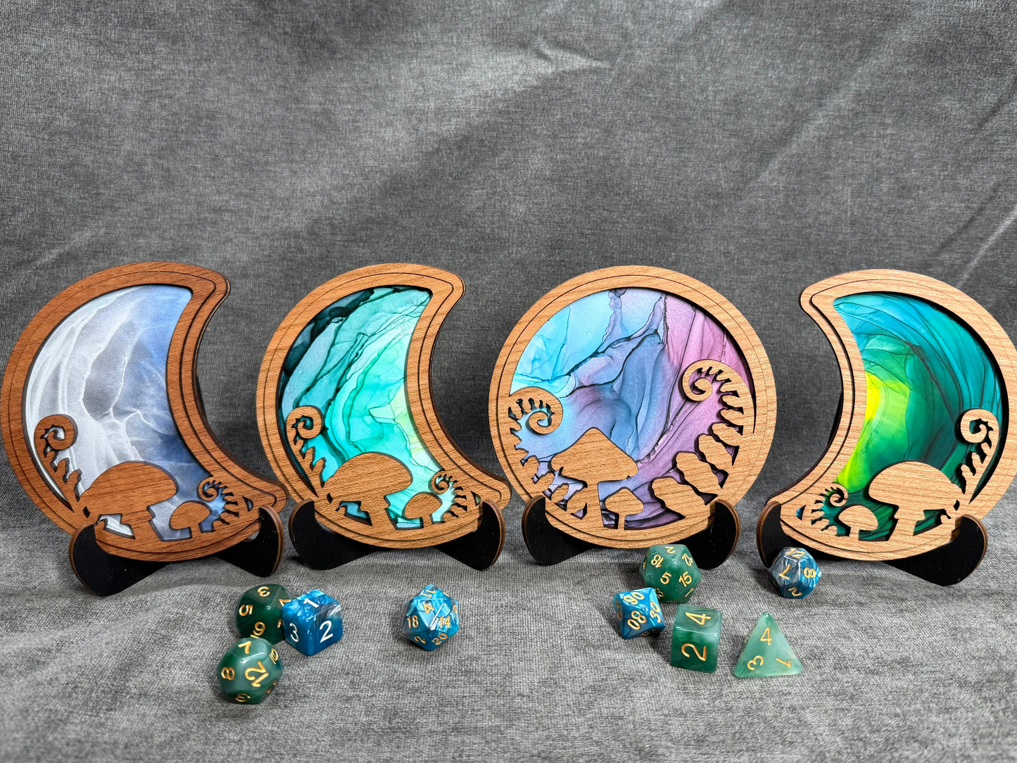 Layered Forest Moons Art Collection