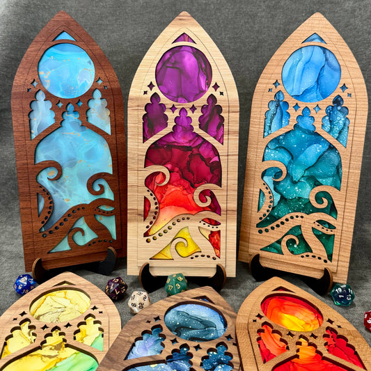 Layered Eldritch Cathedral Art Collection