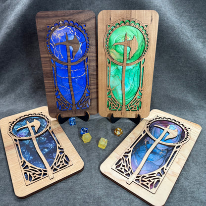 Layered Mountain Axe Art Collection