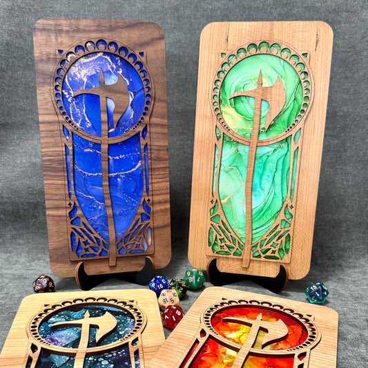 Layered Mountain Axe Art Collection