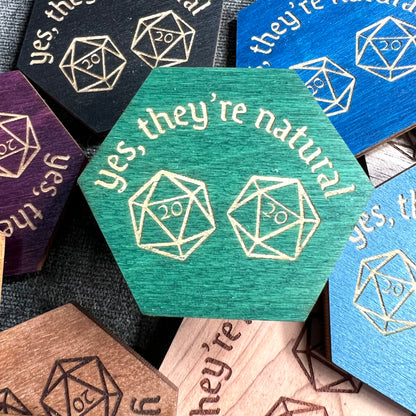 TTRPG Wooden Magnets