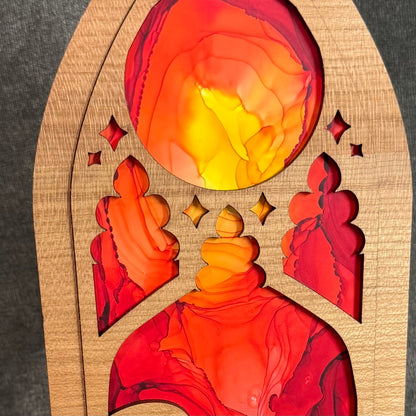 Layered Eldritch Cathedral Art Collection