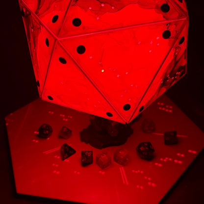 Amaze: A Handpainted Driftglobe Lamp