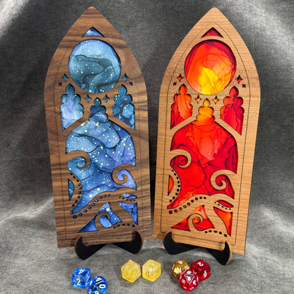 Layered Eldritch Cathedral Art Collection