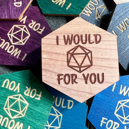 TTRPG Wooden Magnets