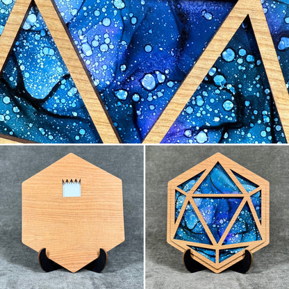 Layered D20 Art Collection