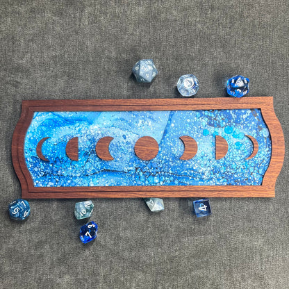 Layered Moon Phases Art- Sapele and Storms