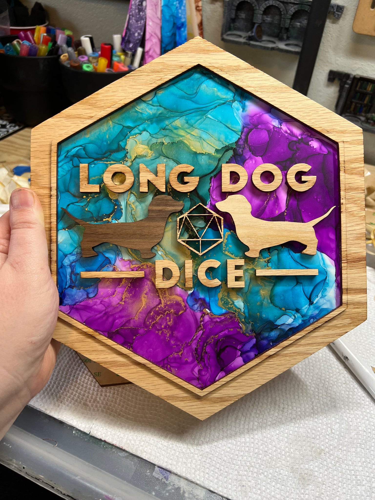 Long Dog Dice sign and wholesale