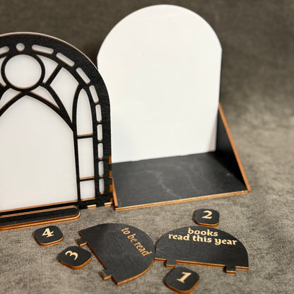 Bookshelf Window Reading Tracker