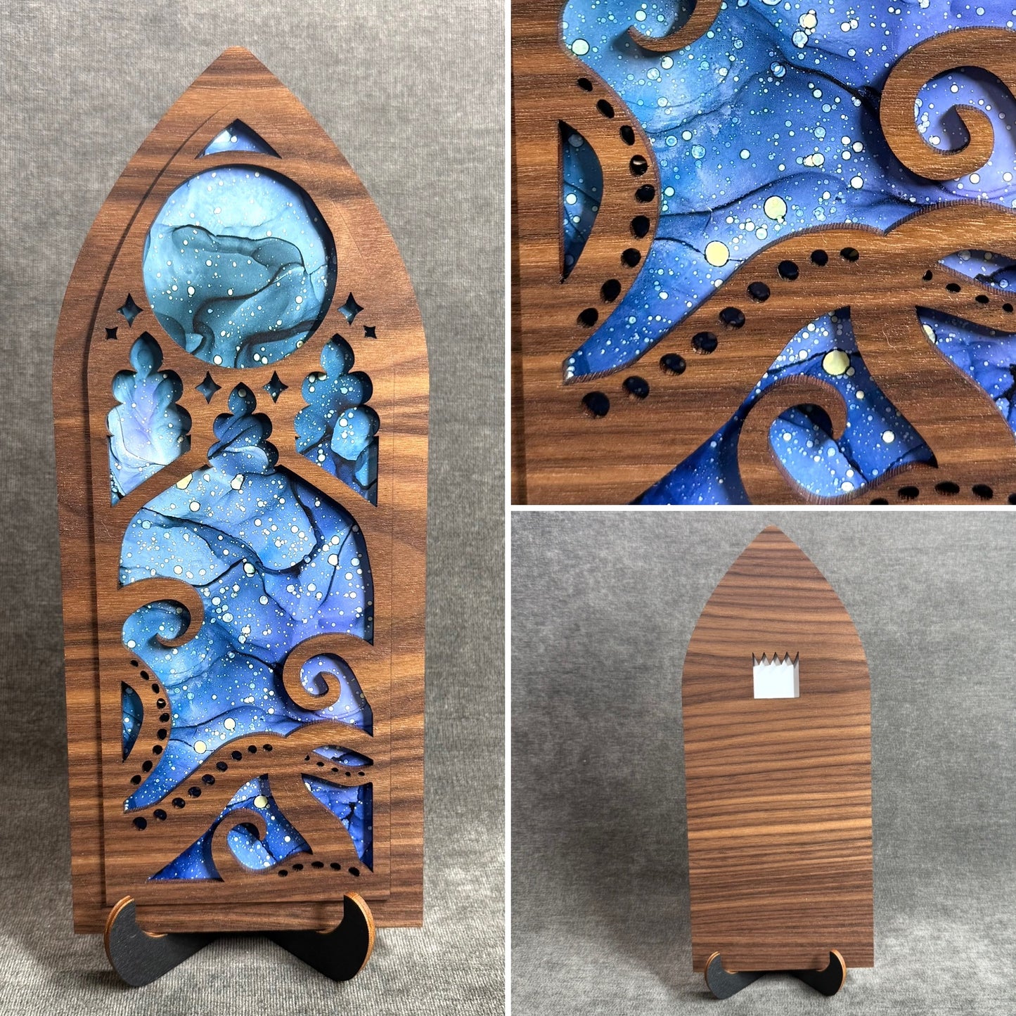 Layered Eldritch Cathedral Art Collection