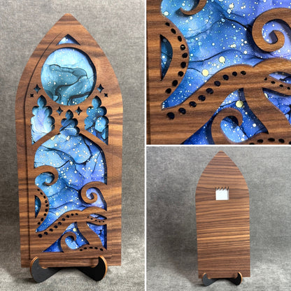Layered Eldritch Cathedral Art Collection