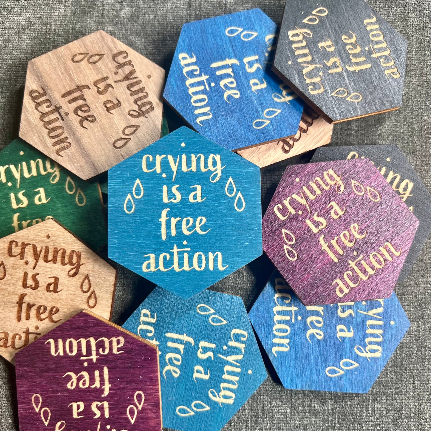 TTRPG Wooden Magnets