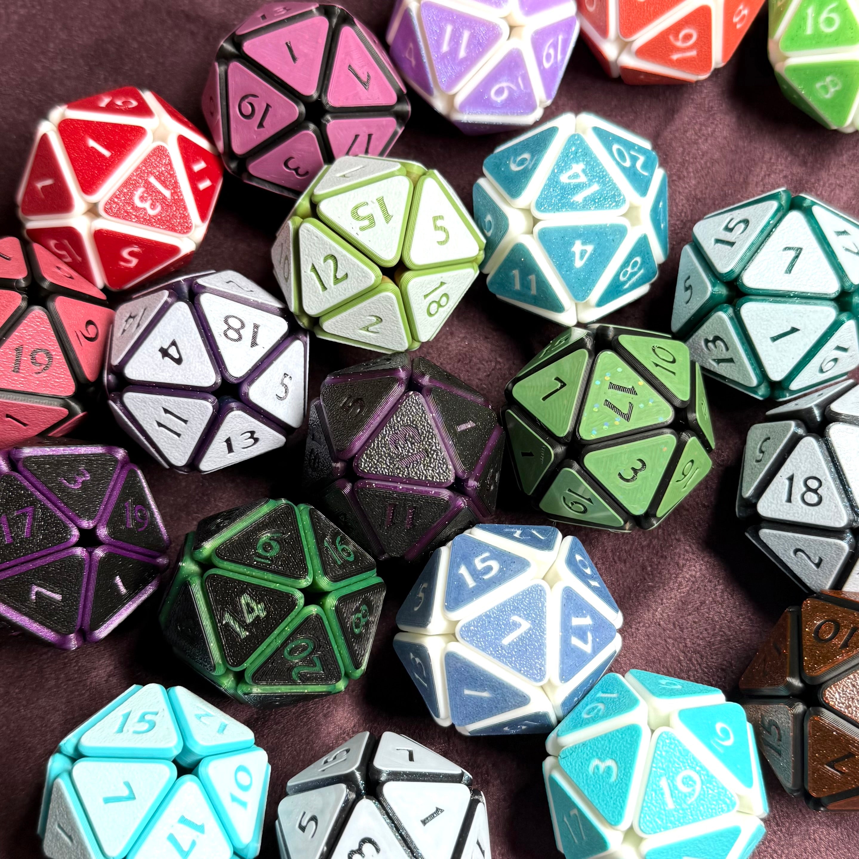D20 Fidget Mystery D20 fidget toy – Works of Whimsy Studios