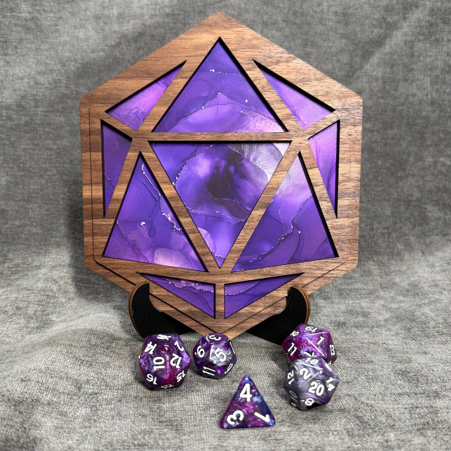 Layered D20 Art Collection