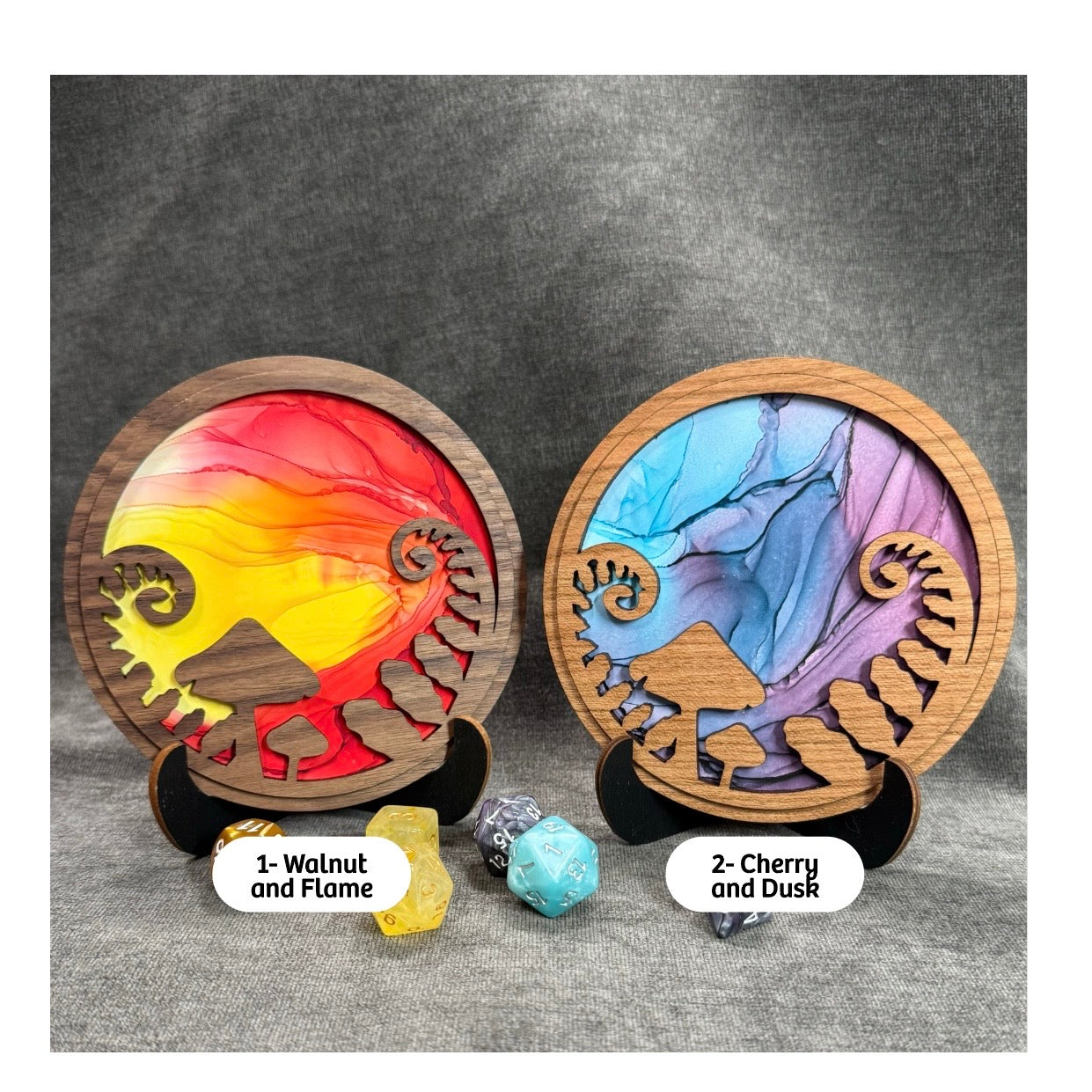 Layered Forest Moons Art Collection