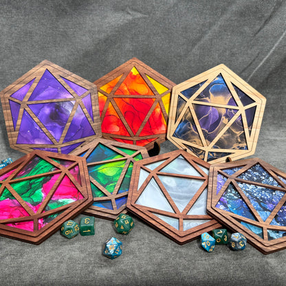 Layered D20 Art Collection