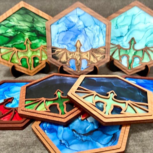 Layered Dragon Art Collection