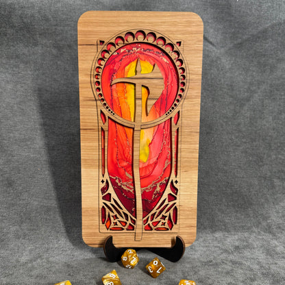 Layered Mountain Axe Art Collection