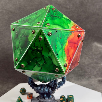 Amaze: A Handpainted Driftglobe Lamp