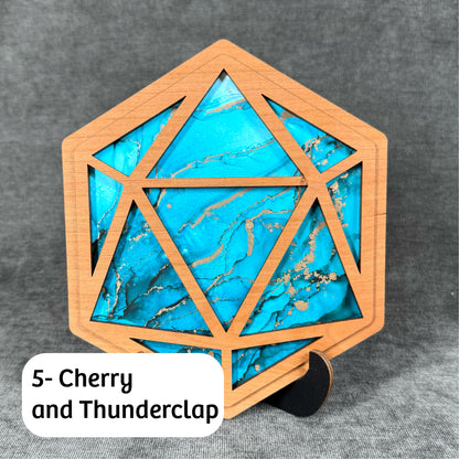 Layered D20 Art Collection