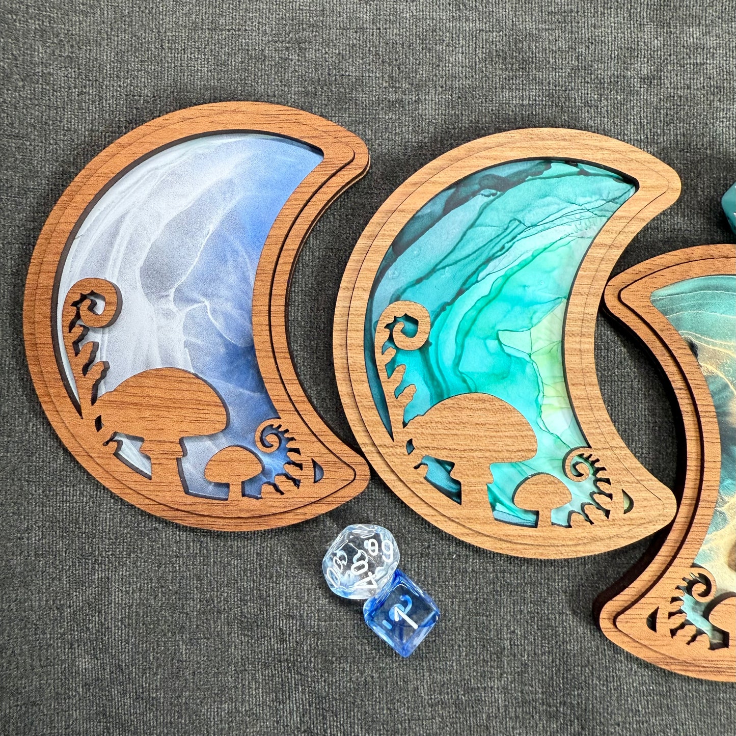 Layered Forest Moons Art Collection
