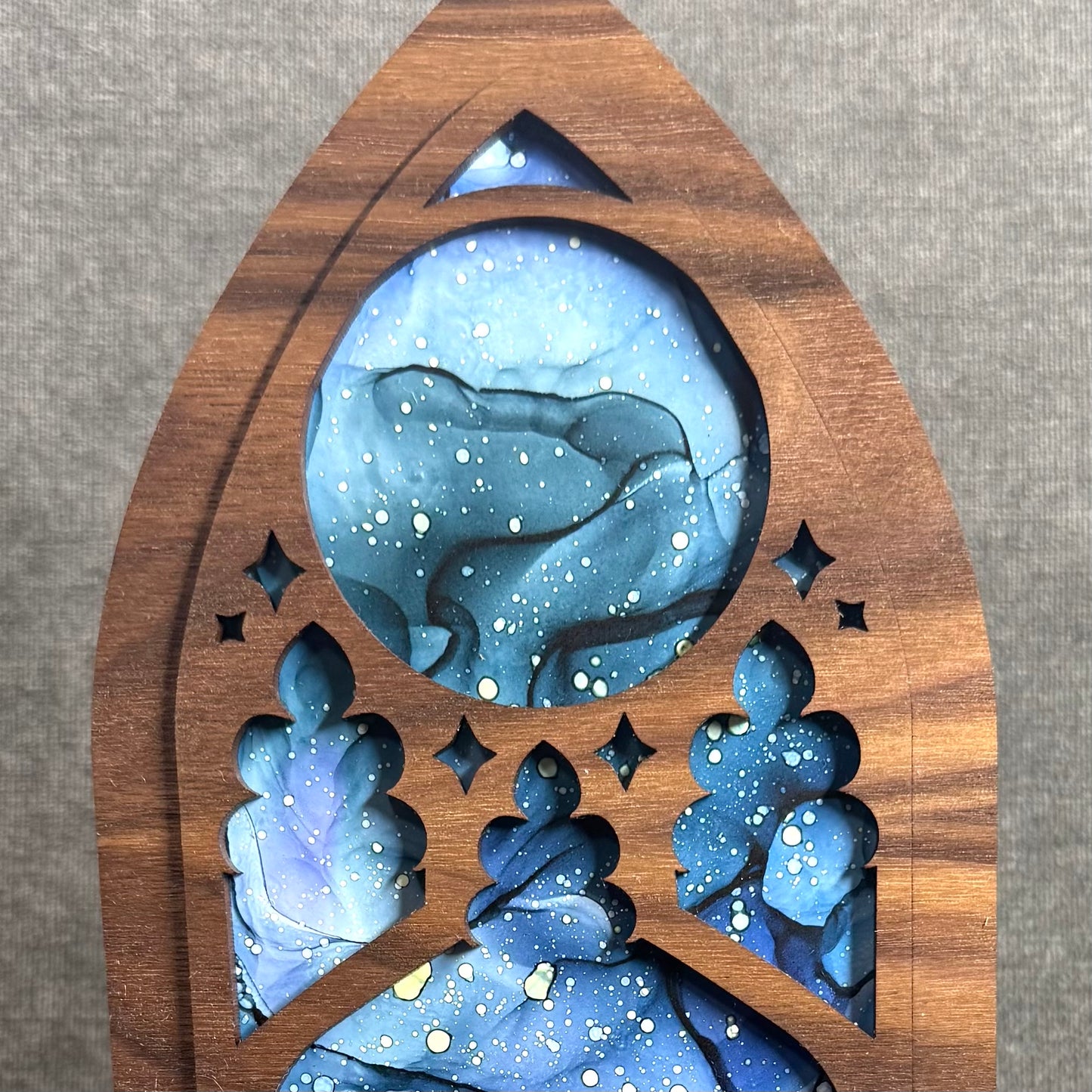 Layered Eldritch Cathedral Art Collection