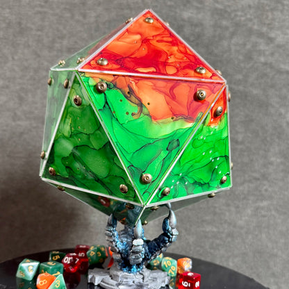 Amaze: A Handpainted Driftglobe Lamp