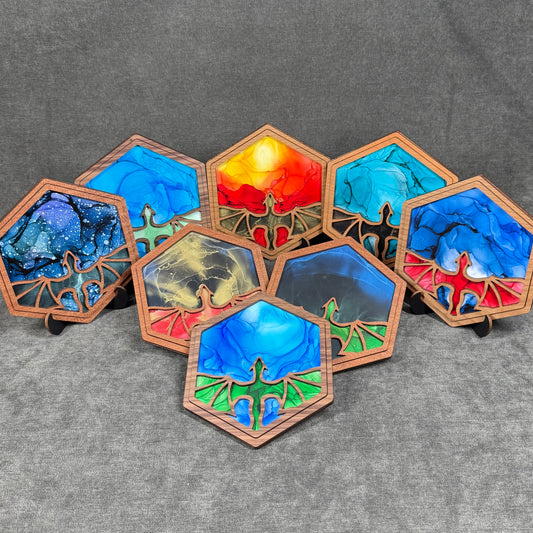 Layered Dragon Art Collection