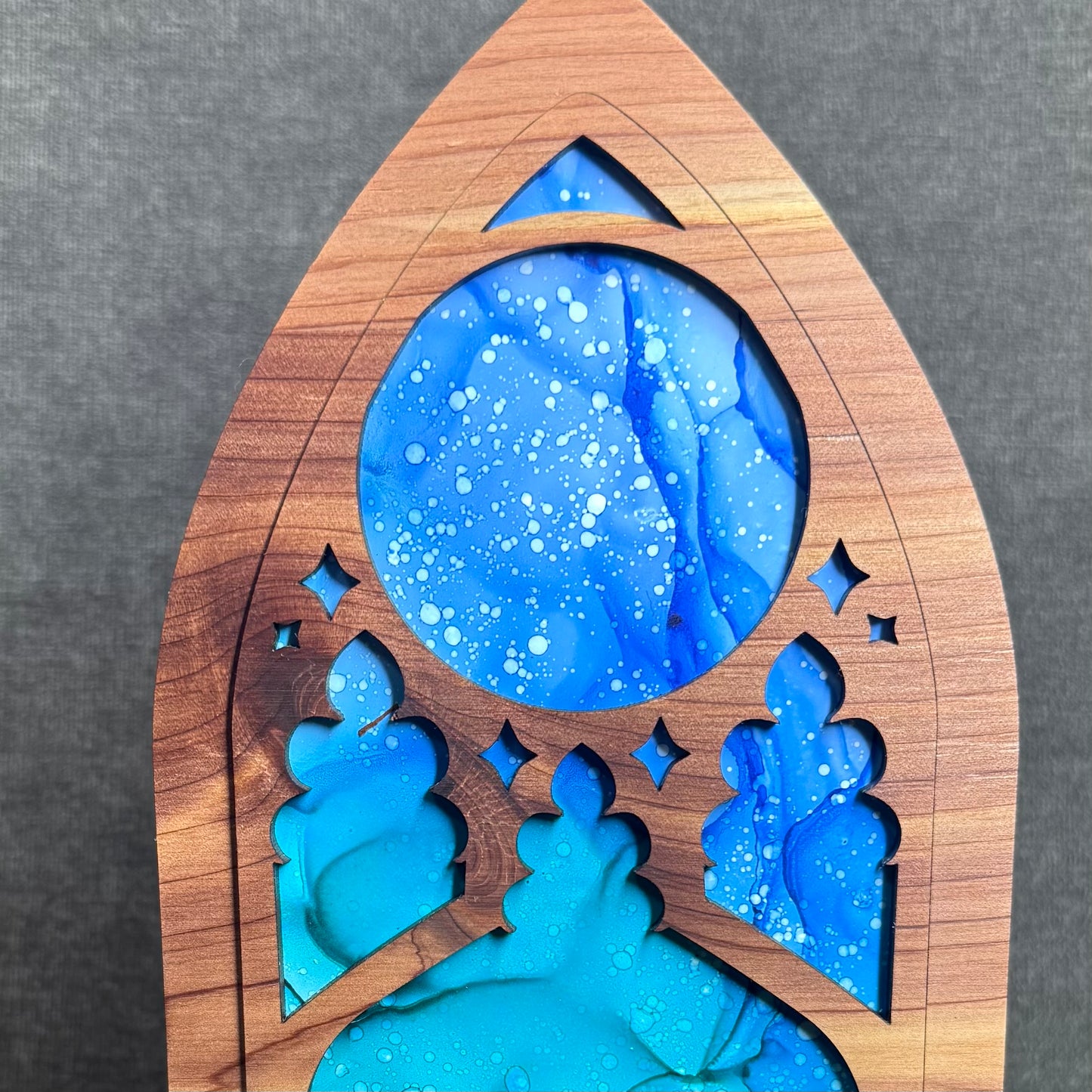 Layered Eldritch Cathedral Art Collection