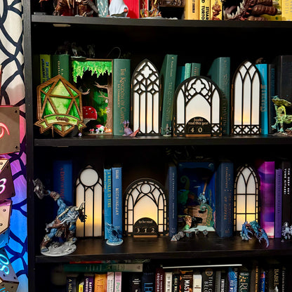 Bookshelf Window Reading Tracker