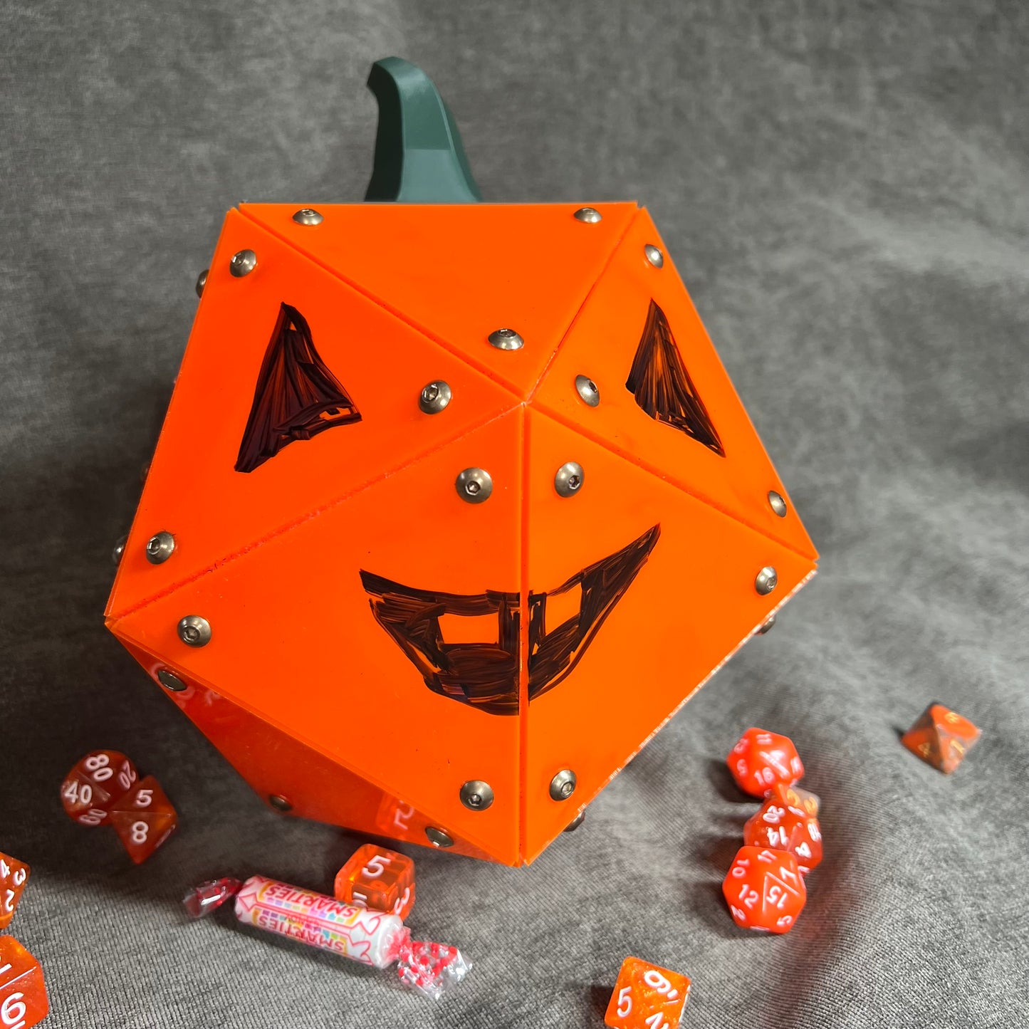 Pumpkin Doodle D20- Assembled or DIY Kit