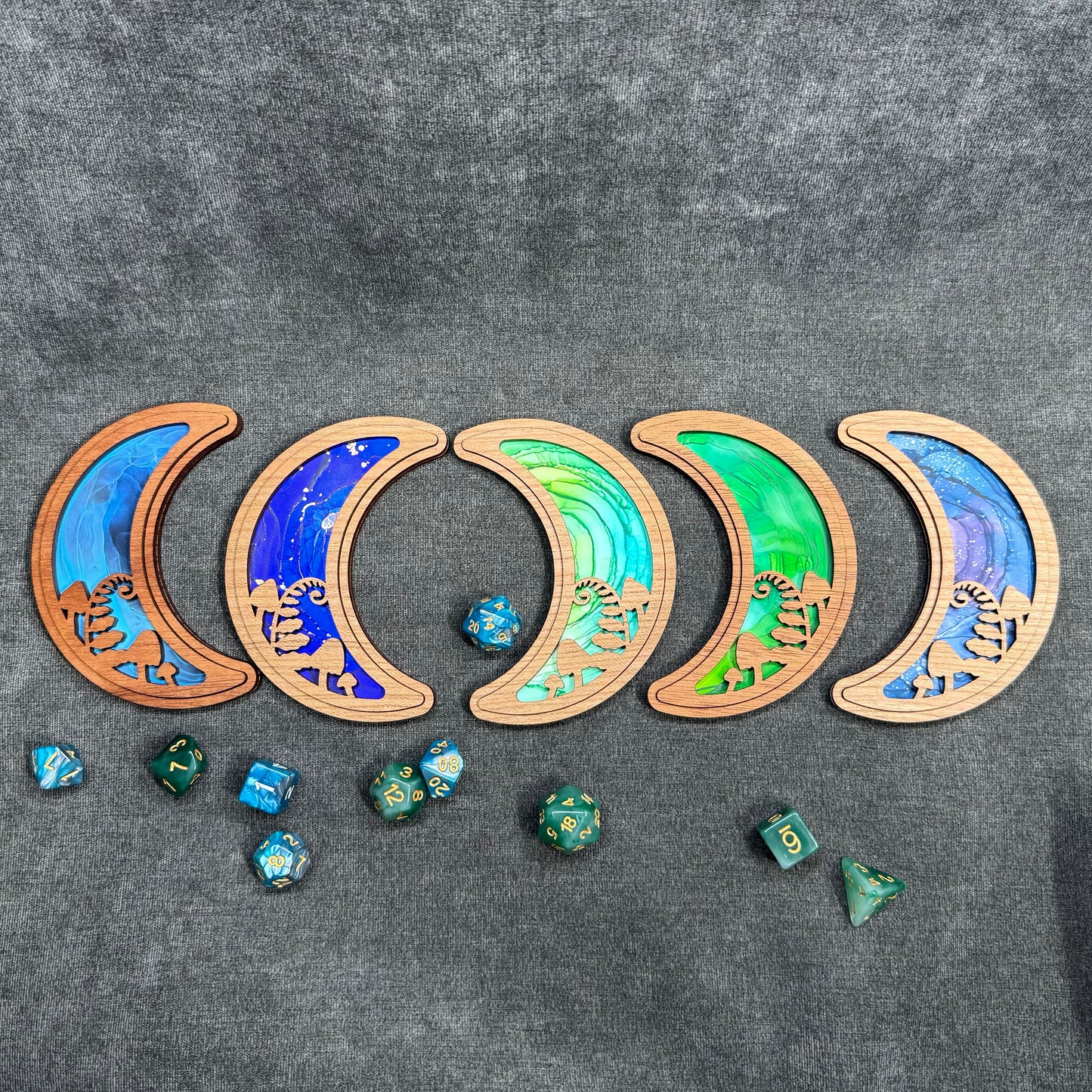 Layered Forest Moons Art Collection