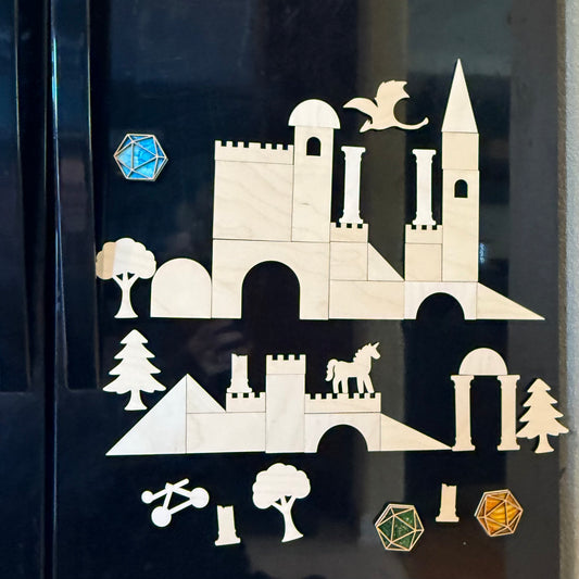 Castle Block Magnets