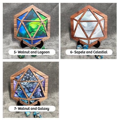 Layered D20 Art Collection