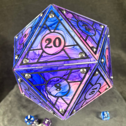 Feywild: A Handpainted D20 Driftglobe Lamp