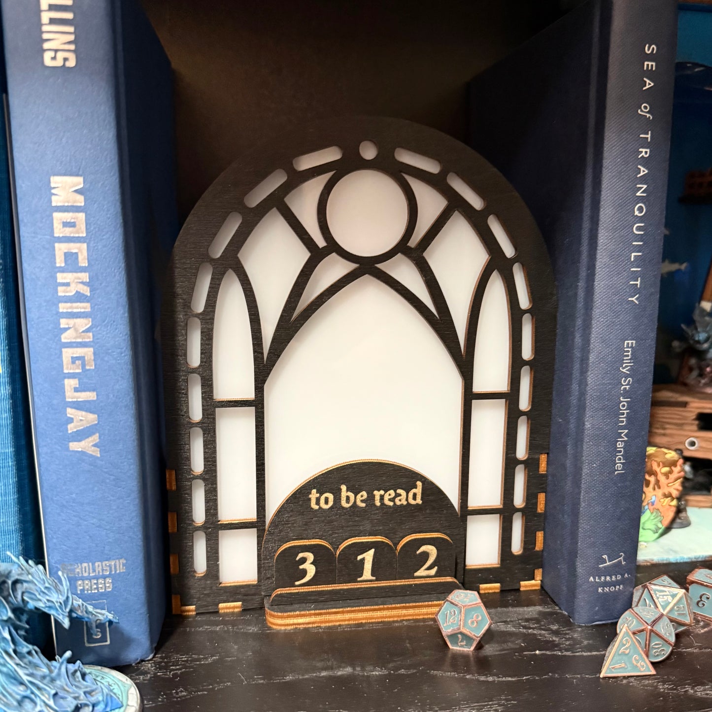 Bookshelf Window Reading Tracker