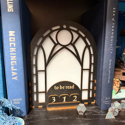 Bookshelf Window Reading Tracker