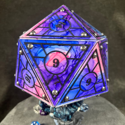 Feywild: A Handpainted D20 Driftglobe Lamp