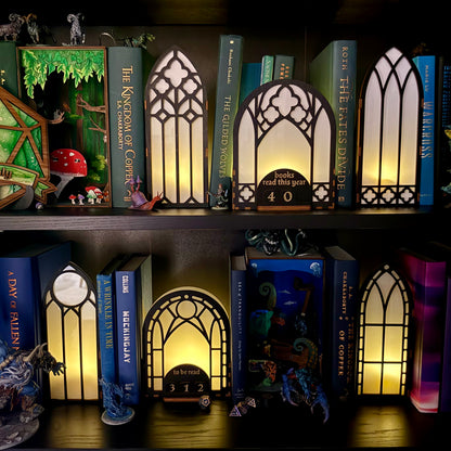 Bookshelf Window Reading Tracker