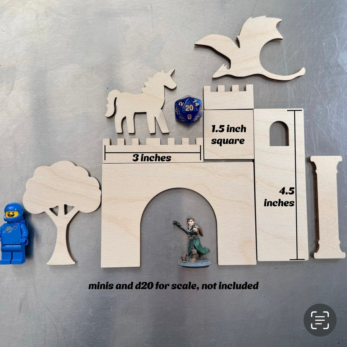 Whimsy Works Castle Castle Block Magnets – Works of Whimsy Studios