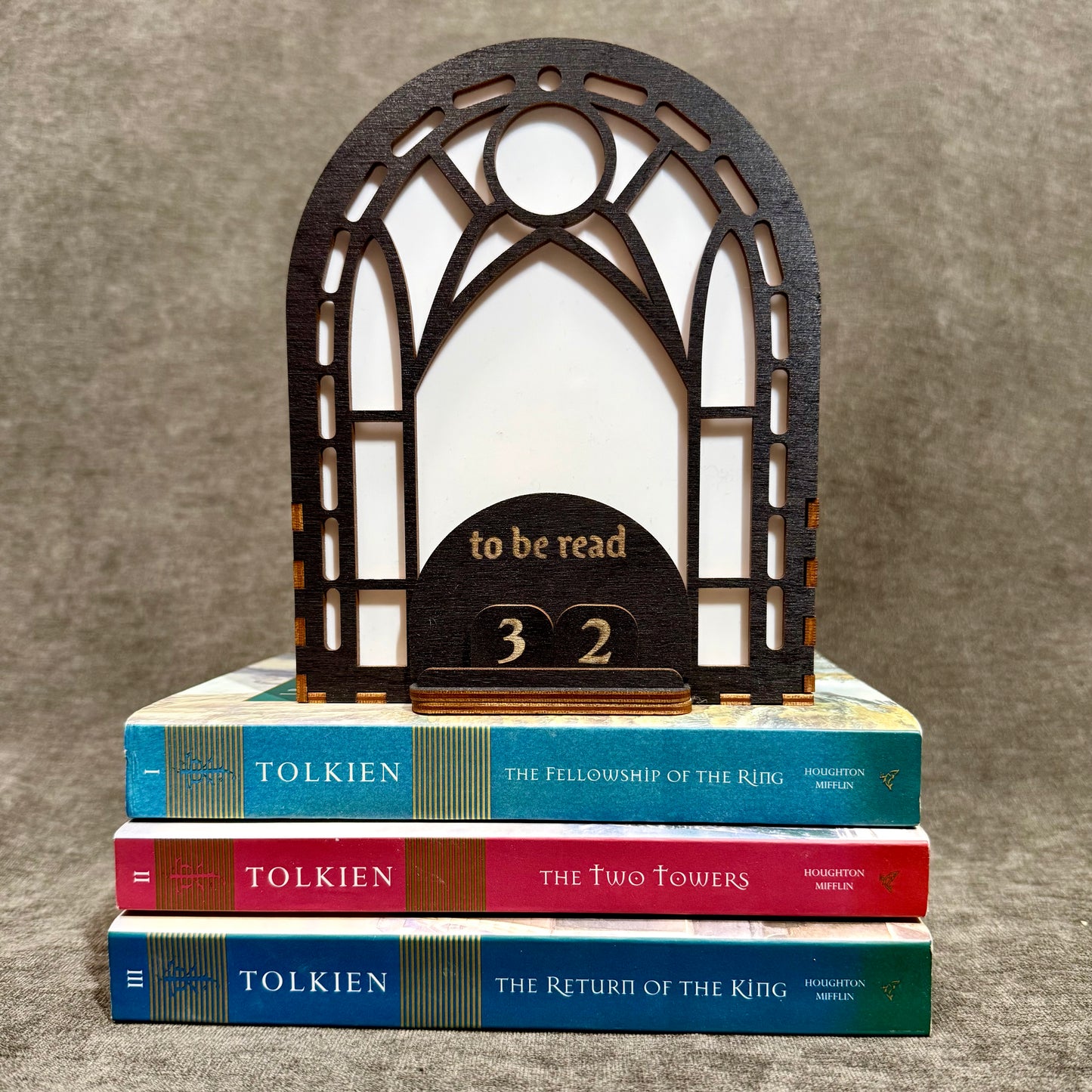 Bookshelf Window Reading Tracker