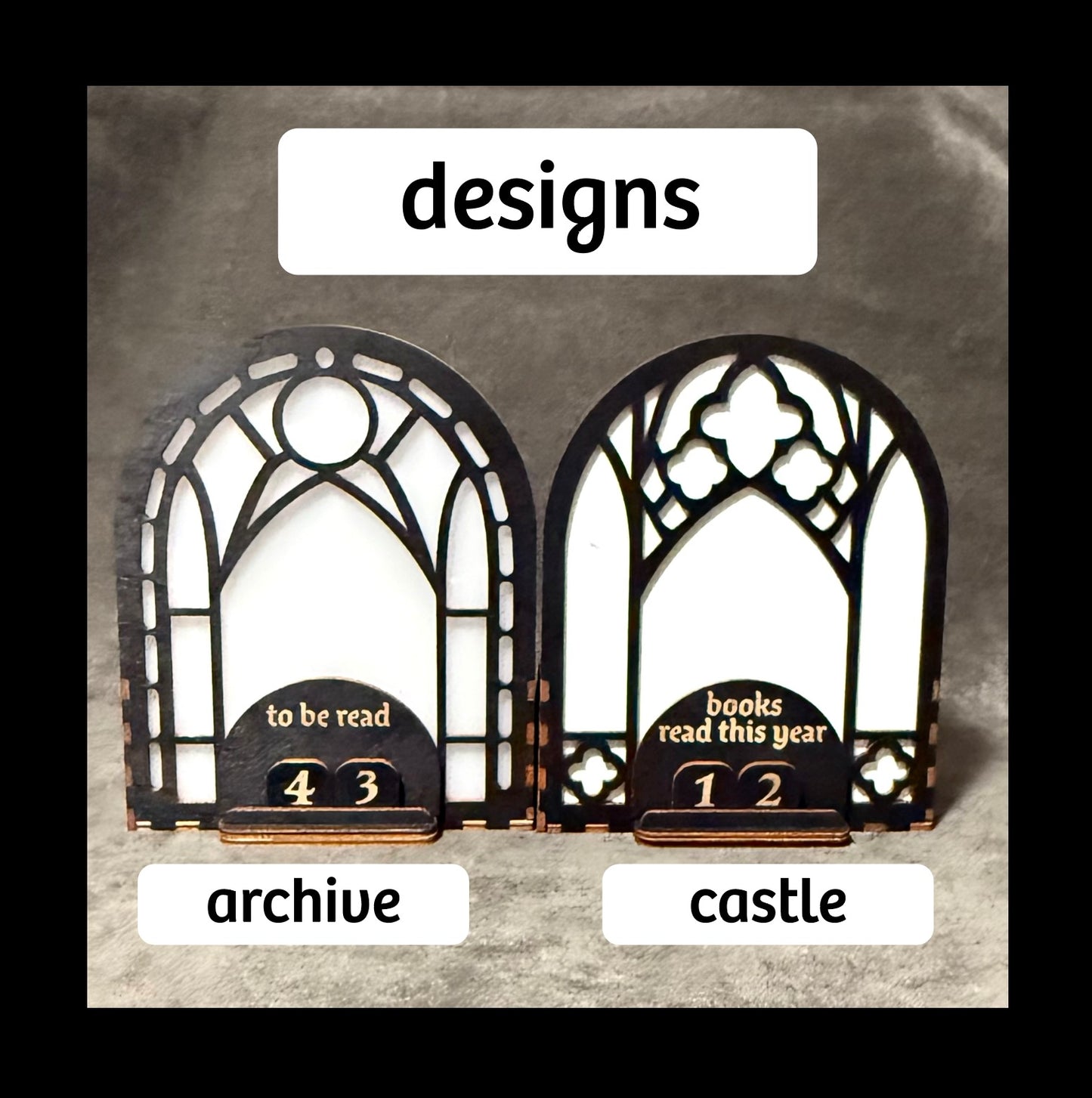 Bookshelf Window Reading Tracker