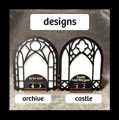 Bookshelf Window Reading Tracker