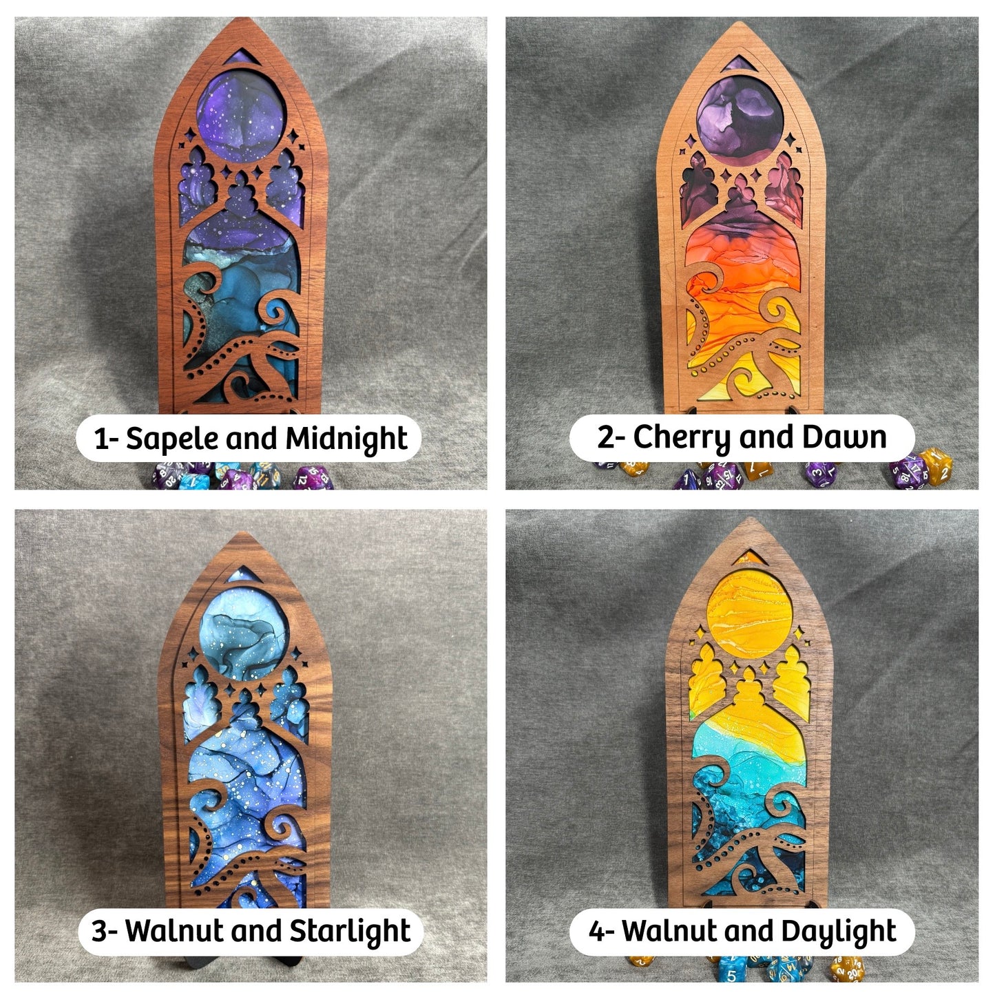 Layered Eldritch Cathedral Art Collection